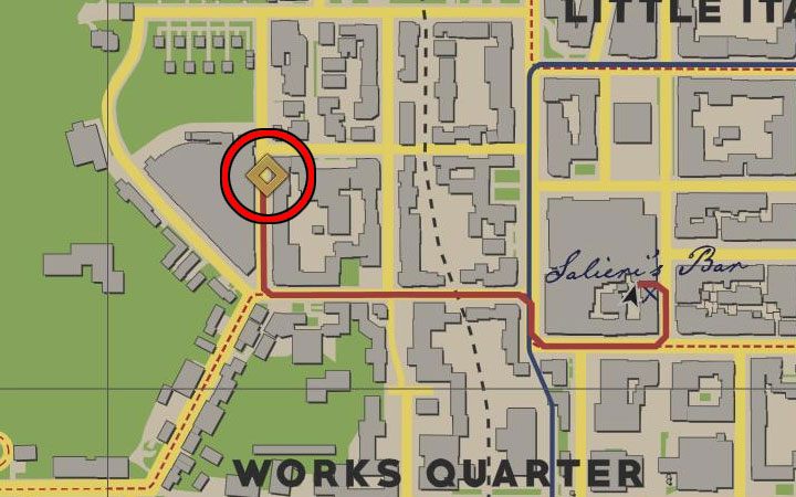 The card is inside a bakery building in the Little Italy district - Mafia Definitive Edition: Cigarette Cards - list and locations - Secrets and finders - Mafia Definitive Edition Guide, Walkthrough