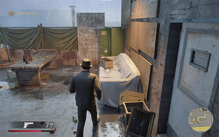 The magazine can be found in the Chinatown district during the Better Get Used to It main mission After Tommy and Paulie will beat up members of a rival gang, they must reach the courtyard shown in the picture 1, where you have to shoot at the enemies for the first time - Mafia Definitive Edition: Super Science Stories Magazines - list and locations - Secrets and finders - Mafia Definitive Edition Guide, Walkthrough