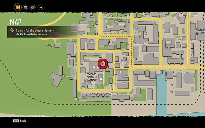 The magazine is located in the Federal Customs Impound location in the Works Quarter district, which can only be explored as part of the Just for Relaxation main mission - Mafia Definitive Edition: Super Science Stories Magazines - list and locations - Secrets and finders - Mafia Definitive Edition Guide, Walkthrough