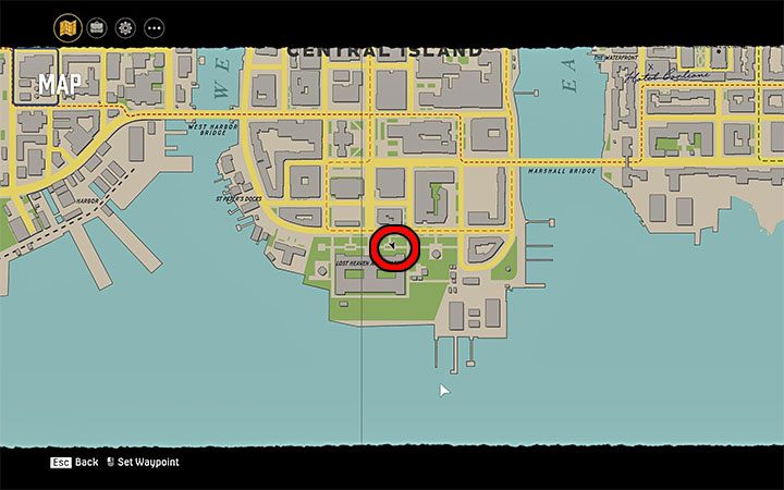 The magazine can be found in front of the Lost Heaven Art Gallery building in the Central Island district - Mafia Definitive Edition: Black Mask magazines - list and locations - Secrets and finders - Mafia Definitive Edition Guide, Walkthrough