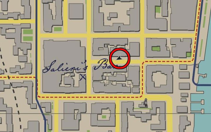 The magazine lies on a sidewalk a short distance east of Saleri's bar in the Little Italy district - Mafia Definitive Edition: Black Mask magazines - list and locations - Secrets and finders - Mafia Definitive Edition Guide, Walkthrough