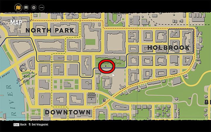 The magazine can be found in the southern part of Holbrook Park, which is actually an area where the poorest people of the city reside - Mafia Definitive Edition: Terror Tales magazines - list and locations - Secrets and finders - Mafia Definitive Edition Guide, Walkthrough