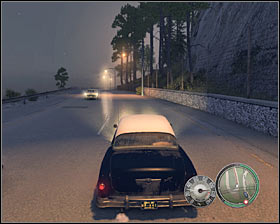 Wait until Vito has left the club, enter the vehicle you've used to get here and remain here until Joe and Eddie are inside the car (it'll take some time, because they're drunk) #1 - Chapter 7 - In Loving Memory, F. Potenza - Walkthrough - Mafia II - Game Guide and Walkthrough