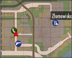 The nearest phone booth is located in the Riverside district and you can find it to the west of the scrapyard you've visited in previous chapters of the game - Chapter 8 - The Wild Ones - p. 1 - Walkthrough - Mafia II - Game Guide and Walkthrough