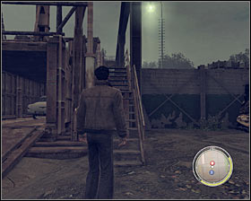 The object you're interested in is a large car crusher #1 - Chapter 10 - Room Service - p. 4 - Walkthrough - Mafia II - Game Guide and Walkthrough