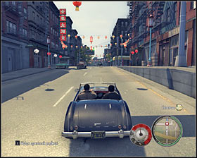 Be careful while driving through alleys filled with a lot of turns #1, because it may be easy to lose Wong there - Chapter 13 - Exit the Dragon - p. 1 - Walkthrough - Mafia II - Game Guide and Walkthrough