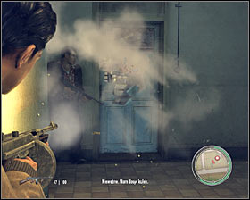 You'll have to choose the side corridor to get to the next area and you shouldn't be surprised to hear that it will be guarded by new enemies #1 - Chapter 13 - Exit the Dragon - p. 2 - Walkthrough - Mafia II - Game Guide and Walkthrough