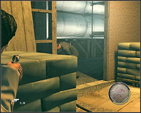 Your objective will be to secure this entire floor and you SHOULDN'T be in a lot of hurry - Chapter 14 - Stairway to Heaven - p. 3 - Walkthrough - Mafia II - Game Guide and Walkthrough