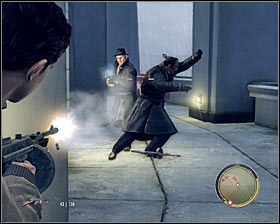 Don't leave cover until you've eliminated all enemy units - Chapter 15 - Per Aspera Ad Astra - p. 1 - Walkthrough - Mafia II - Game Guide and Walkthrough