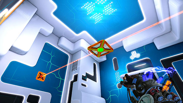 Wall module propels platforms - Introductory Platform - Walkthrough - Act I - Magrunner: Dark Pulse - Game Guide and Walkthrough