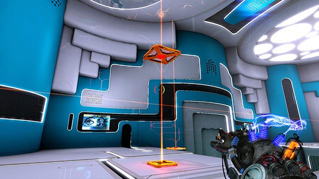 Press F to see how propel module works - Introductory Integration - Walkthrough - Act I - Magrunner: Dark Pulse - Game Guide and Walkthrough