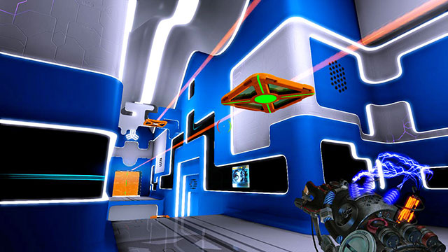 Dont hurry with change of charges, because cubes may fall into the abyss - Introductory Fusion - Walkthrough - Act I - Magrunner: Dark Pulse - Game Guide and Walkthrough