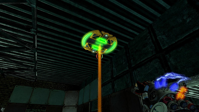 Another elevator - Signal Interrupt - Walkthrough - Act II - Magrunner: Dark Pulse - Game Guide and Walkthrough