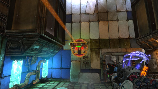 Platform may push you down, so stand in the middle of horizontal platform - Disconnect - Walkthrough - Act II - Magrunner: Dark Pulse - Game Guide and Walkthrough