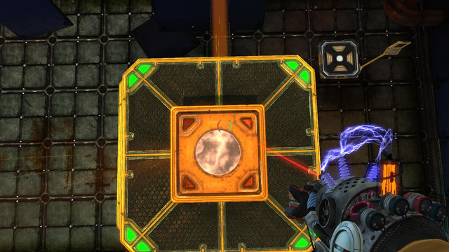 Cube may fly a bit askew, so prepare for a jump - Disconnect - Walkthrough - Act II - Magrunner: Dark Pulse - Game Guide and Walkthrough