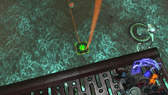 Platform should ride up after first shot - Ruptured - Walkthrough - Act II - Magrunner: Dark Pulse - Game Guide and Walkthrough