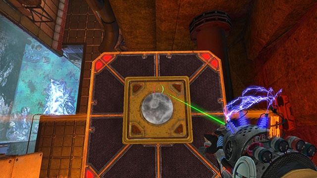 If you lose cube, it respawns behind the tower - Intersection - Walkthrough - Act II - Magrunner: Dark Pulse - Game Guide and Walkthrough