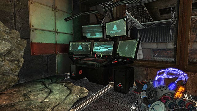 Computer which opens a way out - Crossroads - Walkthrough - Act II - Magrunner: Dark Pulse - Game Guide and Walkthrough