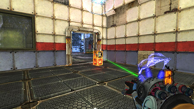 Its better to place the explosive one as bottom - The Outsider - Walkthrough - Act III - Magrunner: Dark Pulse - Game Guide and Walkthrough