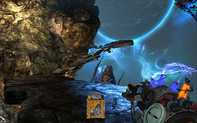 You can climb on that - Gruckezberg Continuum - Walkthrough - Act III - Magrunner: Dark Pulse - Game Guide and Walkthrough