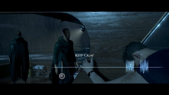 When you go outside, you have to stay calm - Intrusion and Storm | The Dark Pictures Man of Medan Walkthrough - Walkthrough - The Dark Pictures Man of Medan Guide