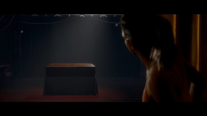 Behind the curtain, youll see a coffin full of blood - Ritual | The Dark Pictures Man of Medan Walkthrough - Walkthrough - The Dark Pictures Man of Medan Guide