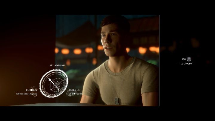 Your first choice will definitely be what you want to hear about - Chinese Market | The Dark Pictures Man of Medan Walkthrough - Walkthrough - The Dark Pictures Man of Medan Guide