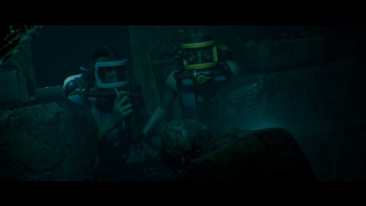 Youll take a few pictures at the bottom, and then youll be back to the surface - Dive | The Dark Pictures Man of Medan Walkthrough - Walkthrough - The Dark Pictures Man of Medan Guide