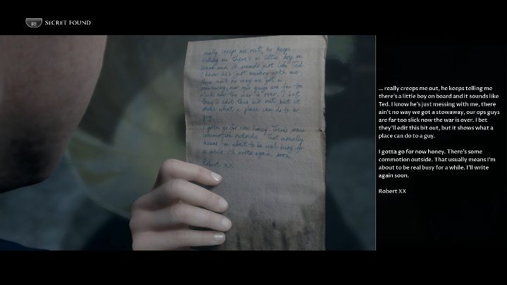 Youll find another letter in the bathroom - Secrets | The Dark Pictures Man of Medan Guide - Secrets - The Dark Pictures Man of Medan Guide