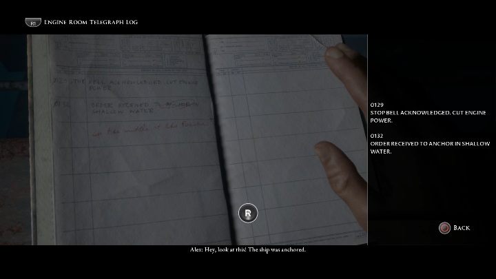 At the end of the chapter, you can find a notebook - Secrets | The Dark Pictures Man of Medan Guide - Secrets - The Dark Pictures Man of Medan Guide