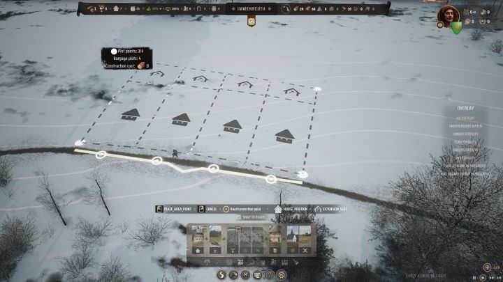 In Manor Lords, you build the basic house together with an adjacent plot of land - Manor Lords: Tips and tricks - Basics - Manor Lords Guide