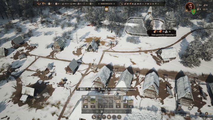 During the freezing winter months, your villagers will use twice as much wood and food - Manor Lords: Tips and tricks - Basics - Manor Lords Guide