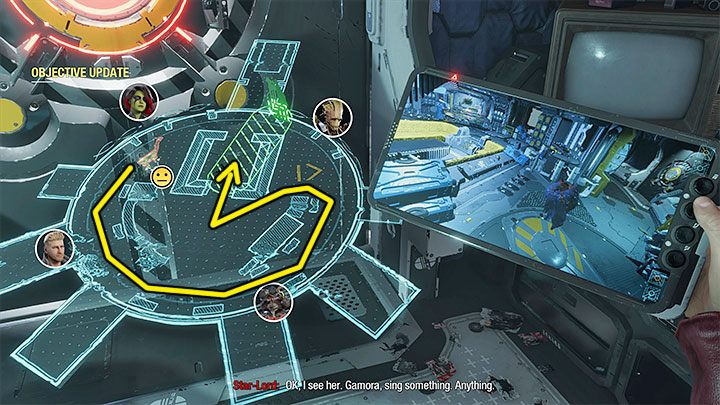 You need to influence the llama travel route which is a simple mini-game - Guardians of the Galaxy: Chapter 10 - walkthrough, solution - Walkthrough - Guardians of the Galaxy Guide