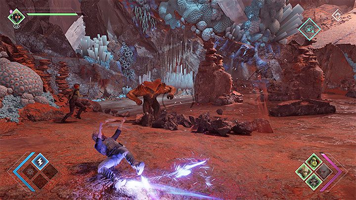 You'll soon encounter Ogrode - large orange monsters - Guardians of the Galaxy: Chapter 10 - walkthrough, solution - Walkthrough - Guardians of the Galaxy Guide