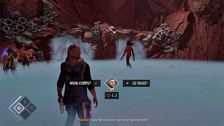 You will reach the area with low fog - start by eliminating enemies encountered there - Guardians of the Galaxy: Chapter 10 - walkthrough, solution - Walkthrough - Guardians of the Galaxy Guide