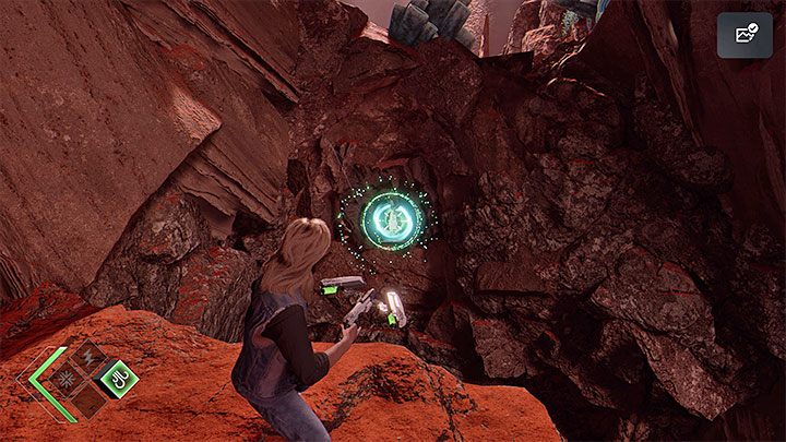 Crossing through the new path involves walking along a narrow edge over abyss - Guardians of the Galaxy: Chapter 10 - walkthrough, solution - Walkthrough - Guardians of the Galaxy Guide