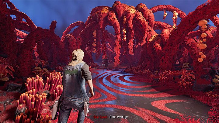 In the new scene, you will chase Drax through a labyrinth - Guardians of the Galaxy: Chapter 11 - walkthrough, solution - Walkthrough - Guardians of the Galaxy Guide