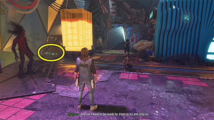 When you get back to the rest of the team, ask Gamora to cut the wires blocking the passage to the next location - Guardians of the Galaxy: Chapter 12 - walkthrough, solution - Walkthrough - Guardians of the Galaxy Guide