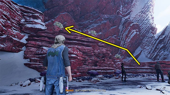 You'll encounter a slide soon after leaving the village - Guardians of the Galaxy: Chapter 13 - walkthrough, solution - Walkthrough - Guardians of the Galaxy Guide