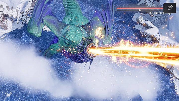 After you've made it to the second phase of the encounter the arena will be bombarded for the first time by ice blocks - Guardians of the Galaxy: Chapter 13 - walkthrough, solution - Walkthrough - Guardians of the Galaxy Guide