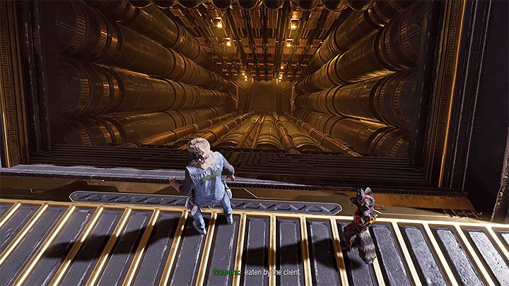 After one group of opponents, the path ahead will be blocked by a cluster of minerals - to clear it out, use Plasma Shot - Guardians of the Galaxy: Chapter 14 - walkthrough, solution - Walkthrough - Guardians of the Galaxy Guide