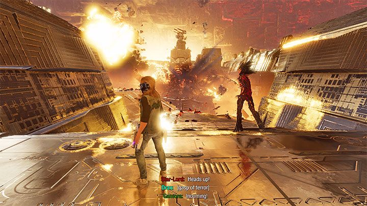 Slide down a new shaft and continue fighting - expect new Inquisitors - Guardians of the Galaxy: Chapter 14 - walkthrough, solution - Walkthrough - Guardians of the Galaxy Guide