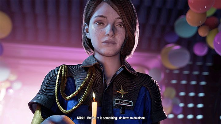 If you pass this scene correctly, Nikki will be liberated, and you'll advance to the next part of Chapter 15 - Guardians of the Galaxy: Chapter 15 - walkthrough, solution - Walkthrough - Guardians of the Galaxy Guide