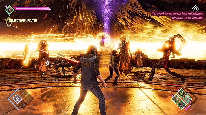 You can't start fighting the Grand Unifier right away - Guardians of the Galaxy: Chapter 15 - walkthrough, solution - Walkthrough - Guardians of the Galaxy Guide