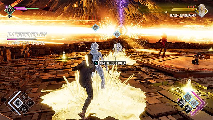 It's almost certain that you'll need to revive your teammates during the battle - Guardians of the Galaxy: Chapter 15 - walkthrough, solution - Walkthrough - Guardians of the Galaxy Guide