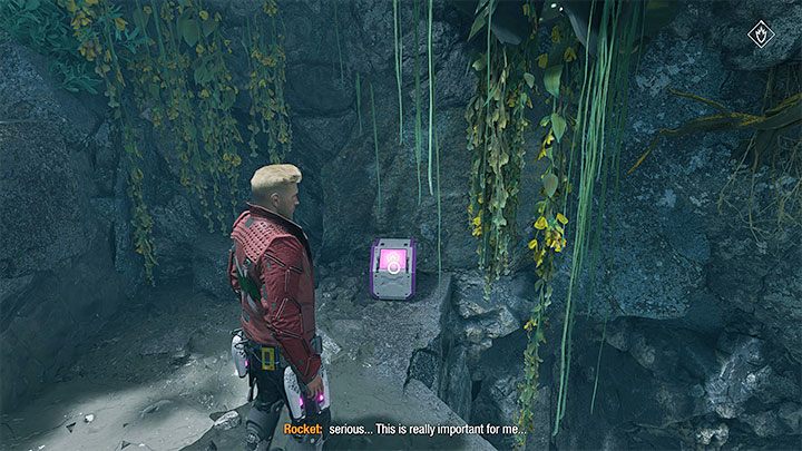 Once the fight is over, locate and destroy another parasitic organism (picture 1) - Guardians of the Galaxy: Chapter 3 - all secrets/ collectibles, list - Secrets and Finds - Guardians of the Galaxy Guide