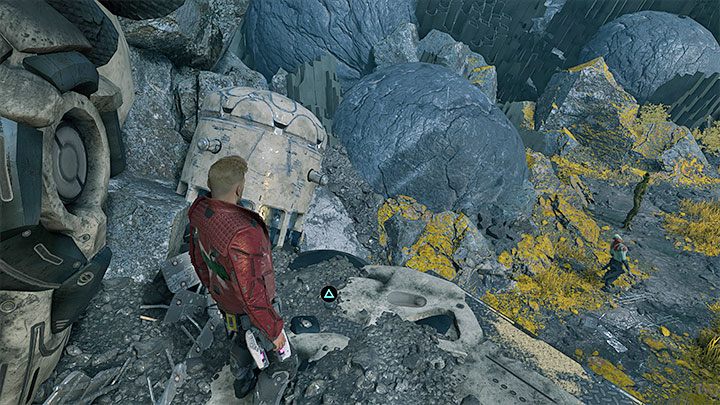 Examine the area on the left right after using the new passage - Guardians of the Galaxy: Chapter 3 - all secrets/ collectibles, list - Secrets and Finds - Guardians of the Galaxy Guide