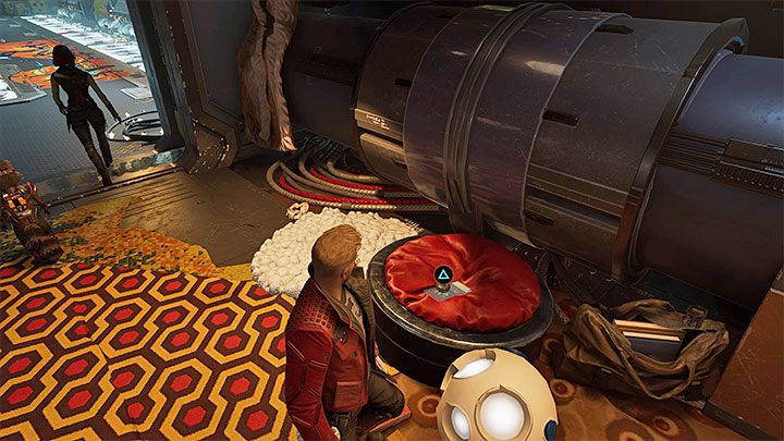 This secret is also found in Nikki's room in her hideout - Guardians of the Galaxy: Chapter 7 - all secrets/collectibles, list - Secrets and Finds - Guardians of the Galaxy Guide