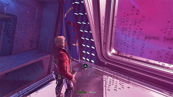 You can find this collectible as soon as you reach Ko-Rel's office (screenshot no - Guardians of the Galaxy: Chapter 7 - all secrets/collectibles, list - Secrets and Finds - Guardians of the Galaxy Guide