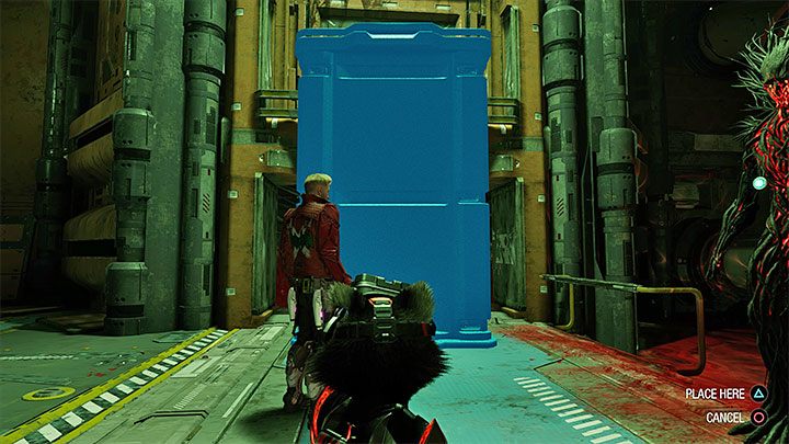 Don't go any further - check out the stone block on the right (picture 1) - Guardians of the Galaxy: Chapter 8 - all secrets/ collectibles, list - Secrets and Finds - Guardians of the Galaxy Guide